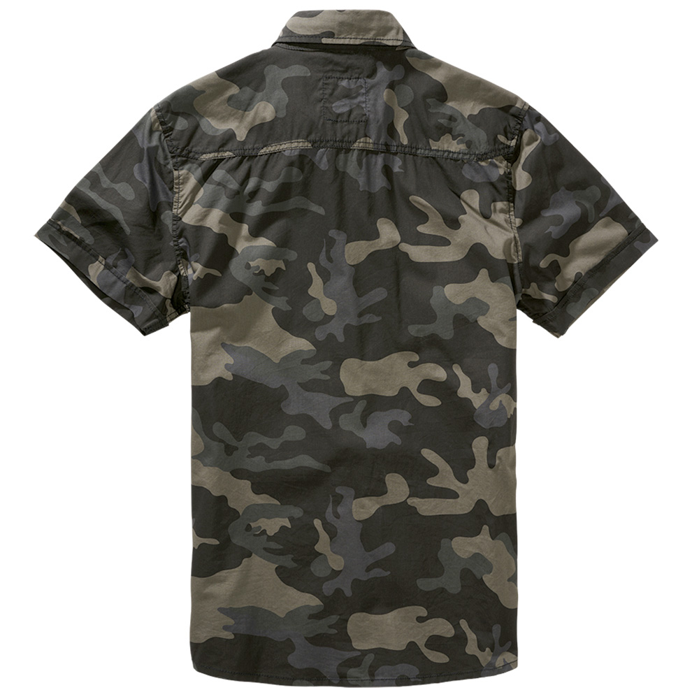 Brandit Hemd Roadstar Shirt kurzarm darkcamo Bild 1