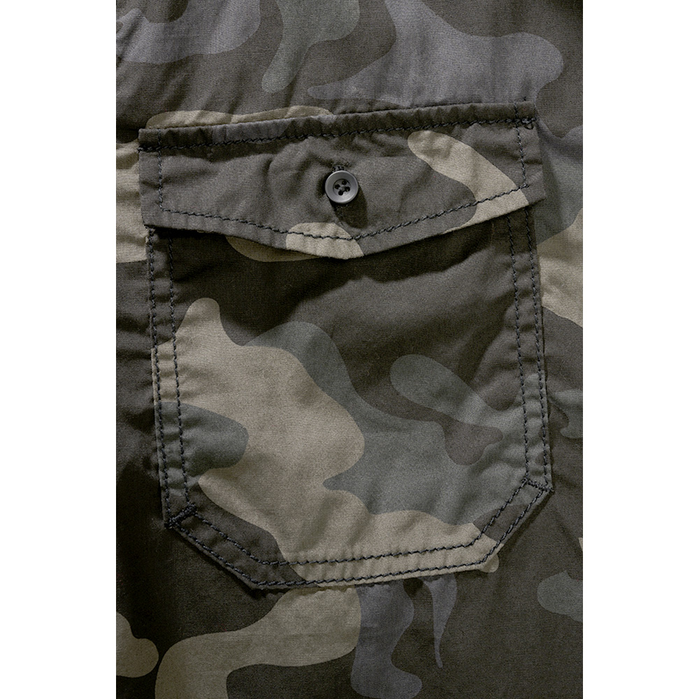 Brandit Hemd Roadstar Shirt kurzarm darkcamo Bild 3