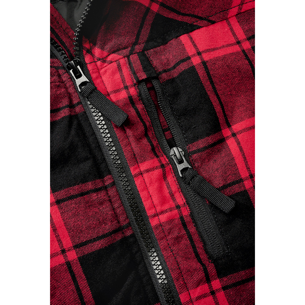 Brandit Weste Lumber Vest schwarz/rot karriert Bild 1