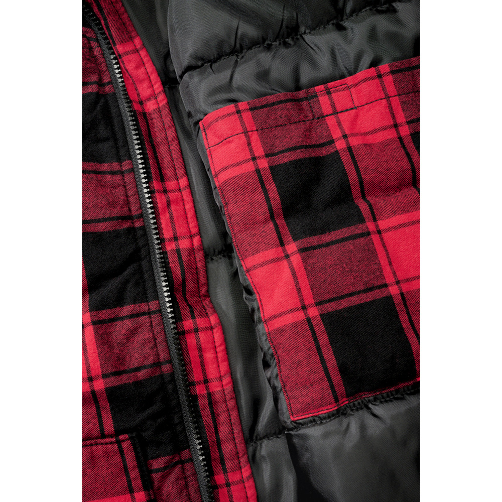Brandit Weste Lumber Vest schwarz/rot karriert Bild 1