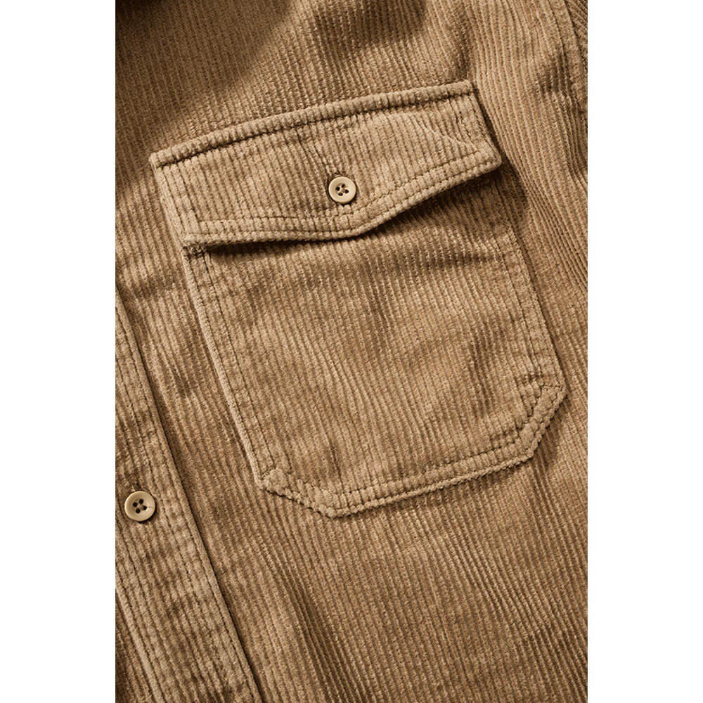 Brandit Cordhemd Corduroy Classic Langarm camel Bild 3