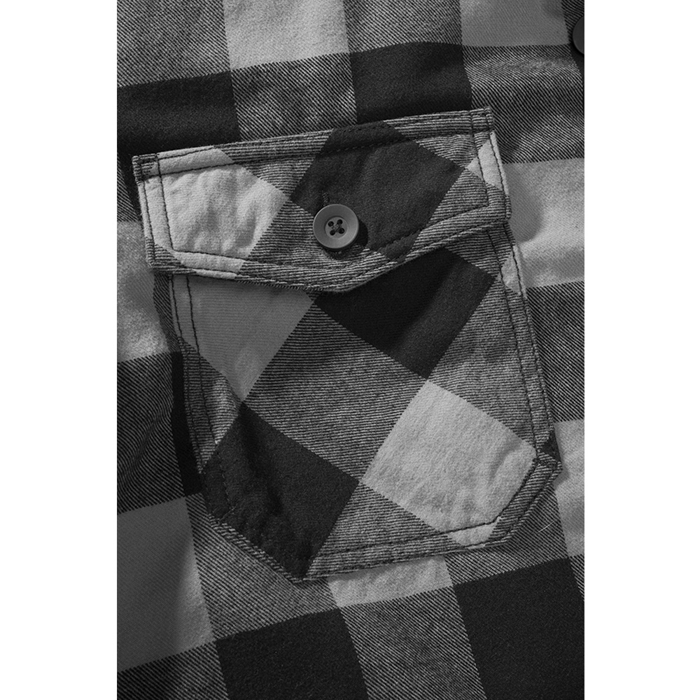 Brandit Flanelljacke Lumberjacket schwarz/grau kariert Bild 1