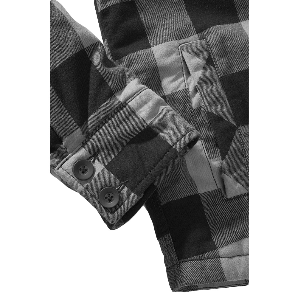 Brandit Flanelljacke Lumberjacket schwarz/grau kariert Bild 4