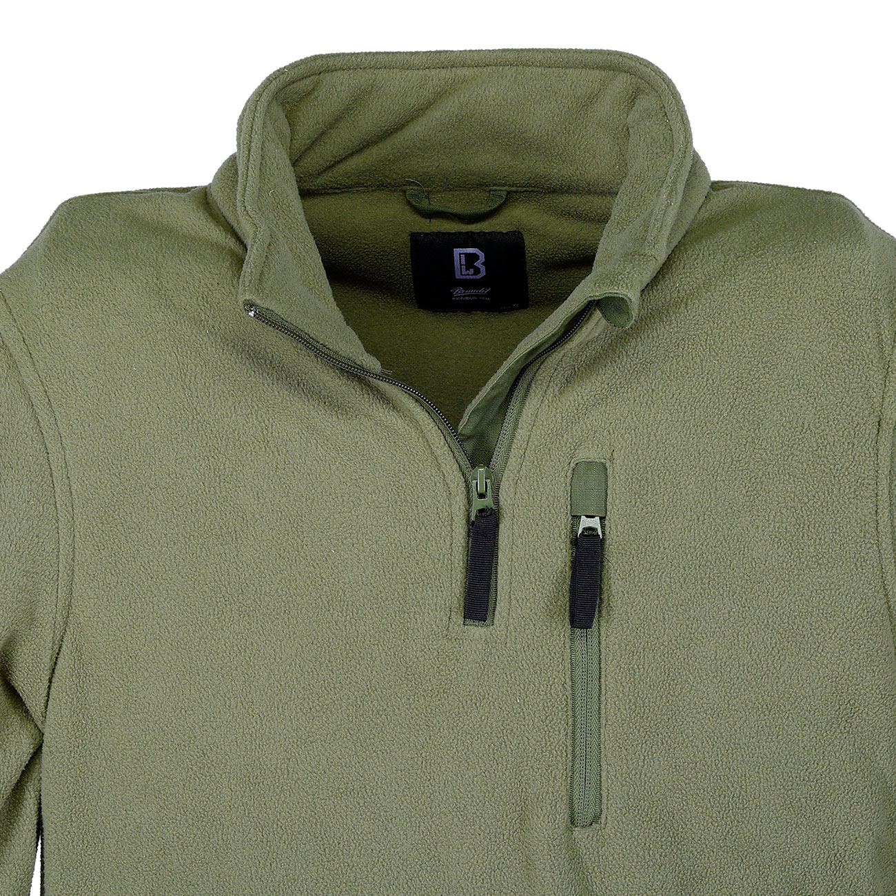 Brandit Fleece Troyer oliv Bild 2