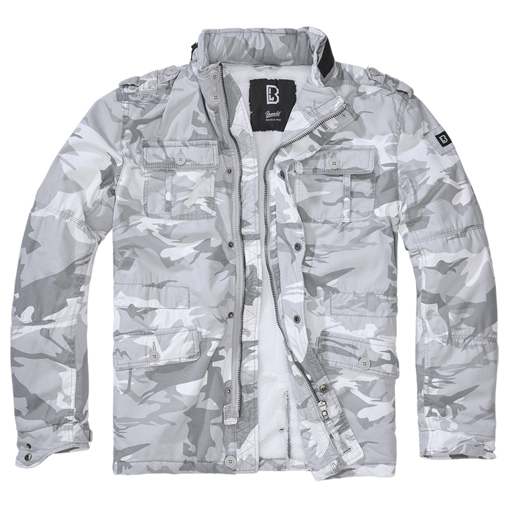 Brandit Winterjacke Britannia blizzard camo