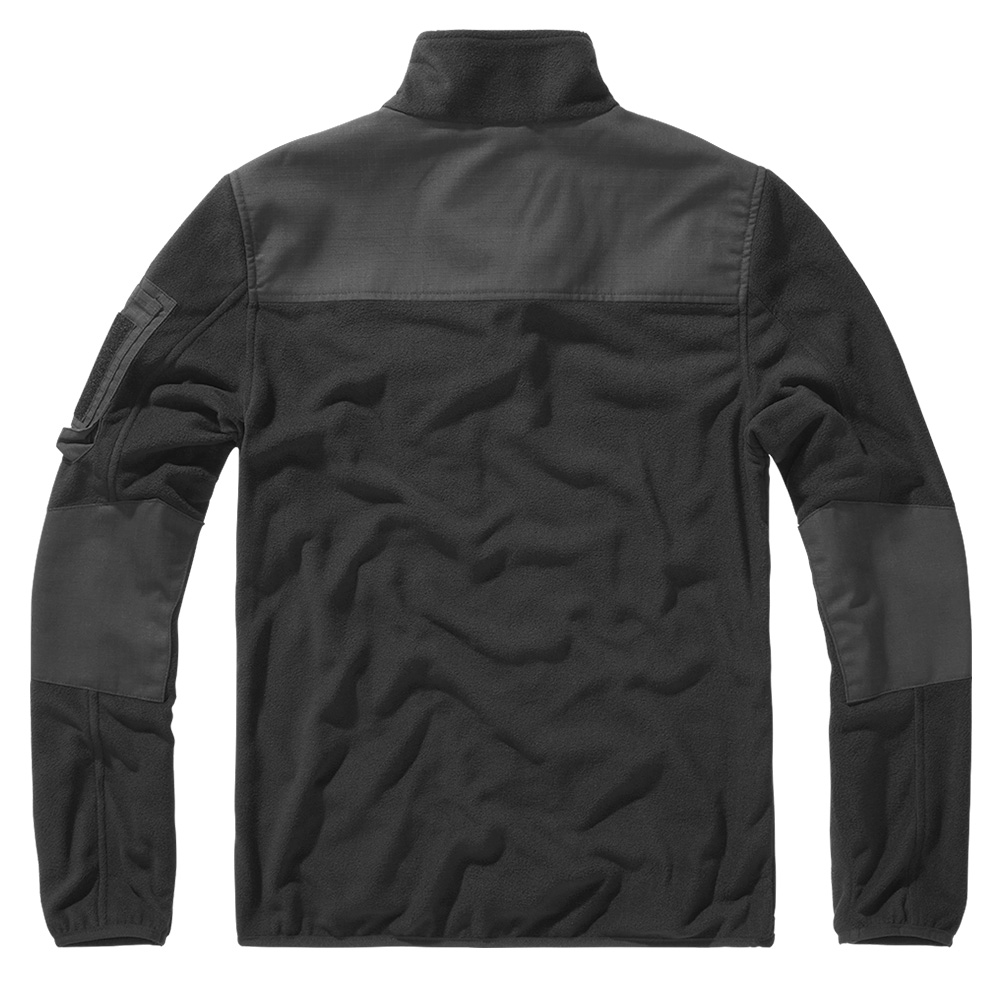 Brandit Fleece Troyer Ripstop schwarz Bild 1