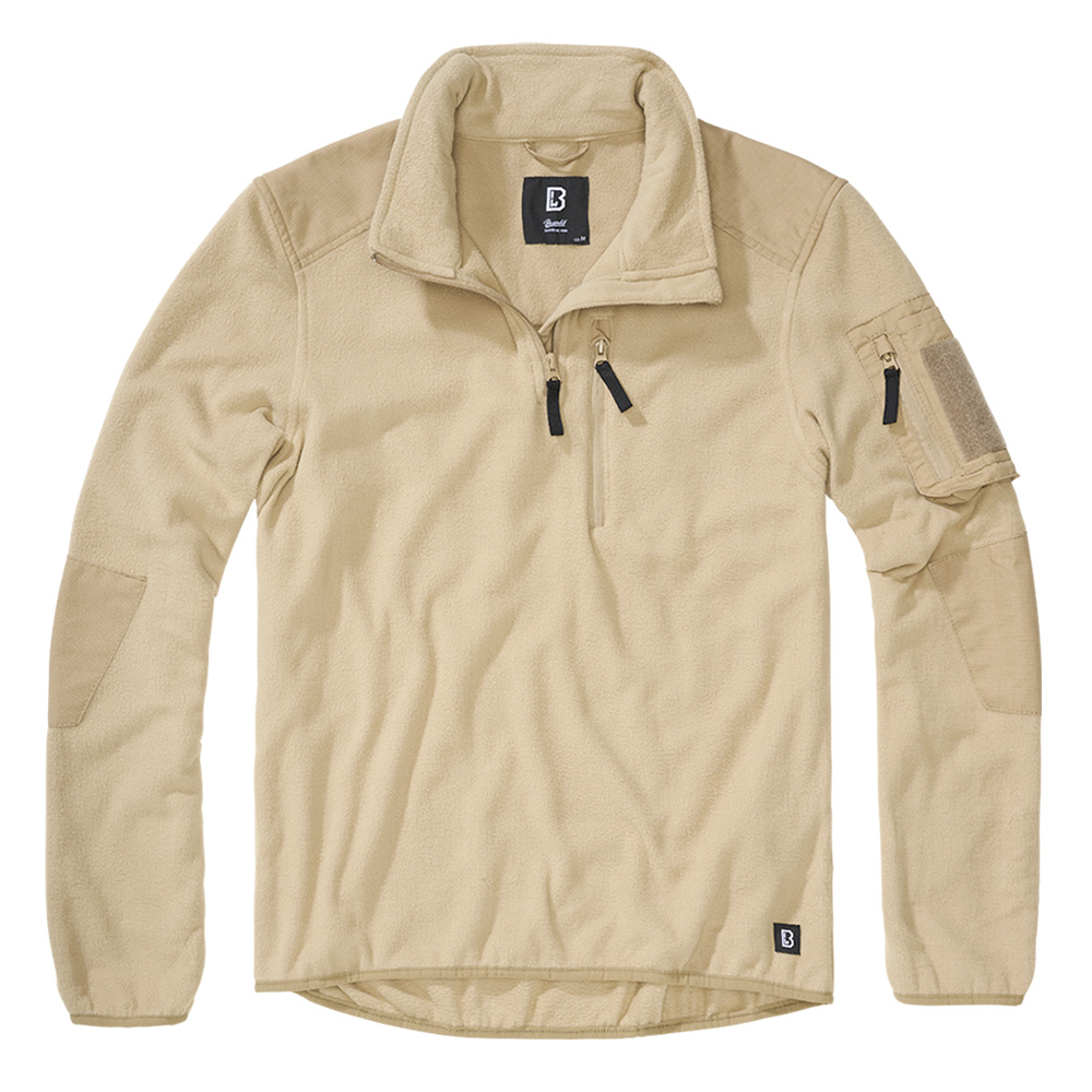 Brandit Fleece Troyer Ripstop camel