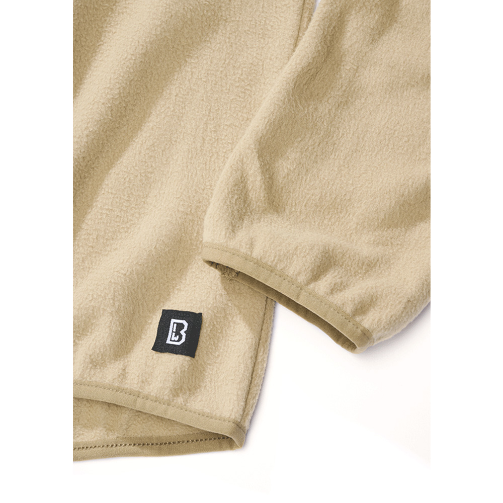 Brandit Fleece Troyer Ripstop camel Bild 5