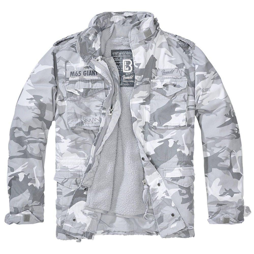 Brandit Jacke M65 Giant blizzard camo mit herausnehmbarem Futter