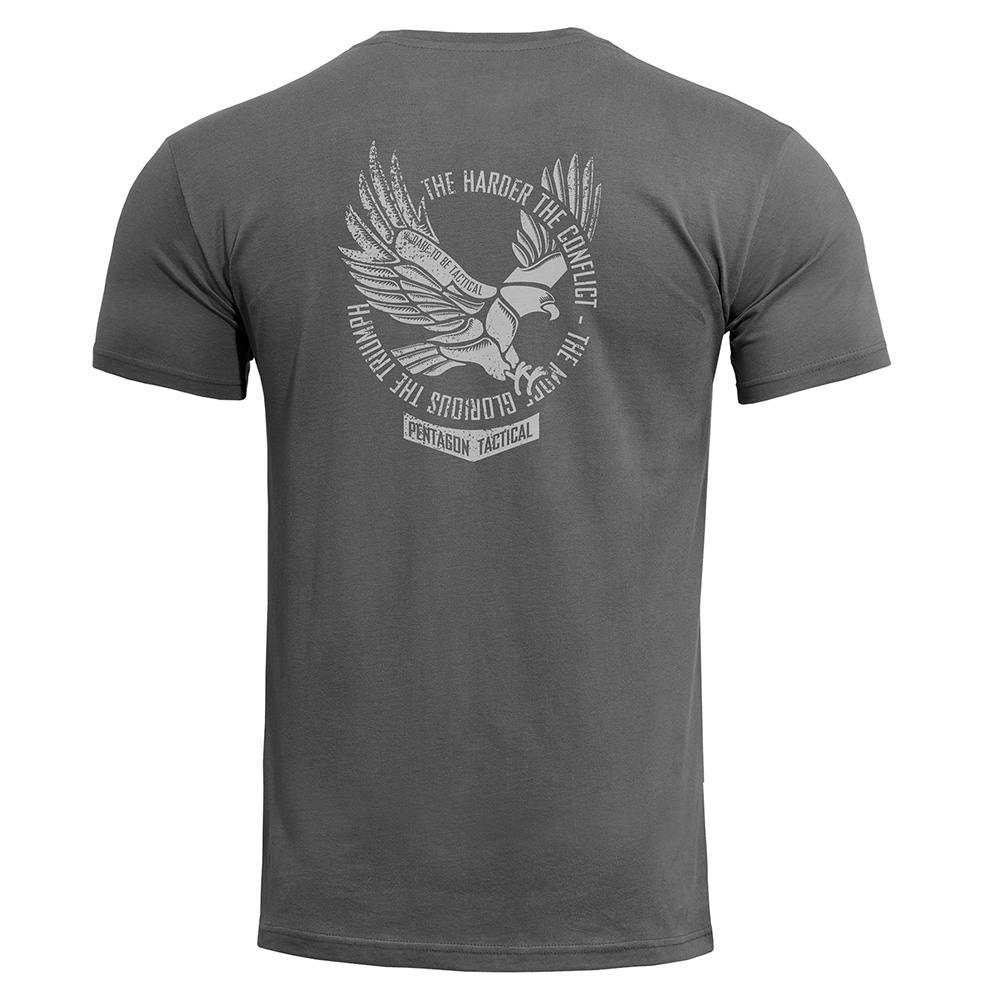 Pentagon T-Shirt Ageron Eagle Quick Dry wolf grau Bild 1