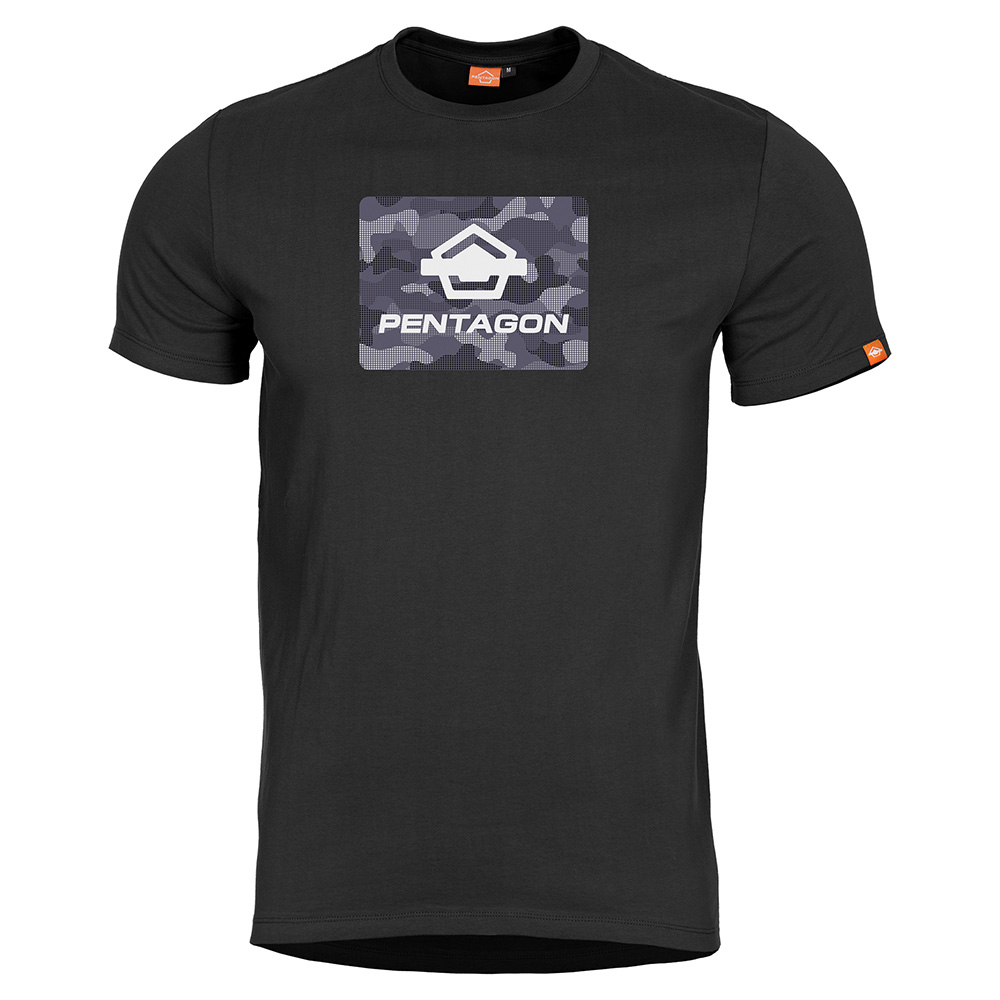 Pentagon T-Shirt Ageron Spot Camo Quick Dry schwarz