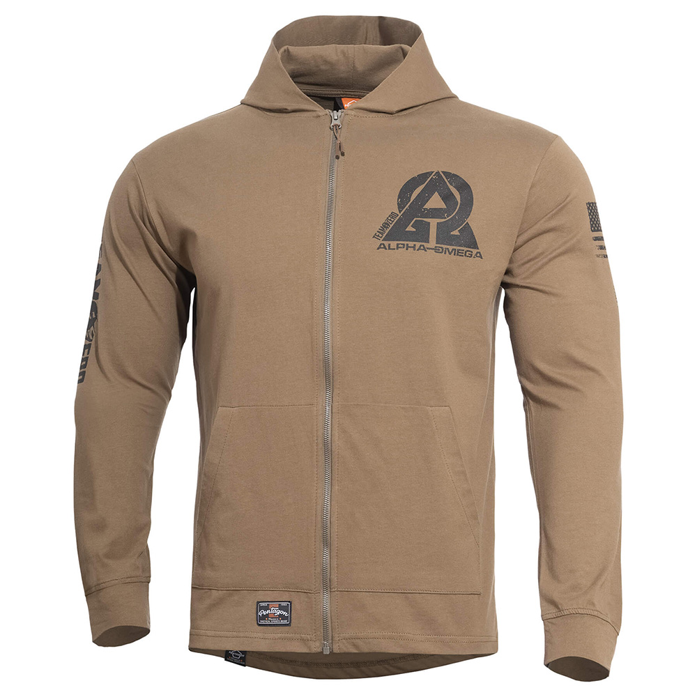 Pentagon Sweatjacke Agis Instructor Zero Edition mit Kapuze coyote