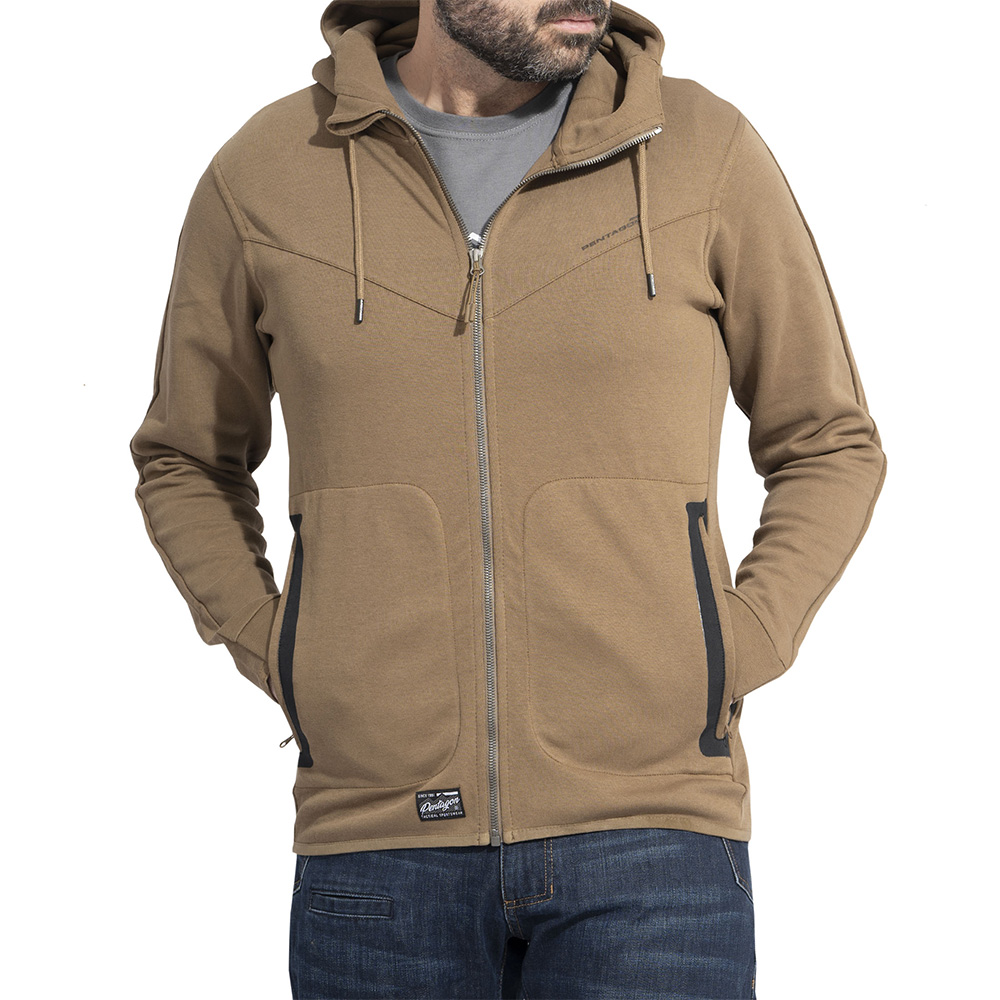 Pentagon Sweatjacke Pentathlon 2.0 mit Kapuze coyote Bild 1