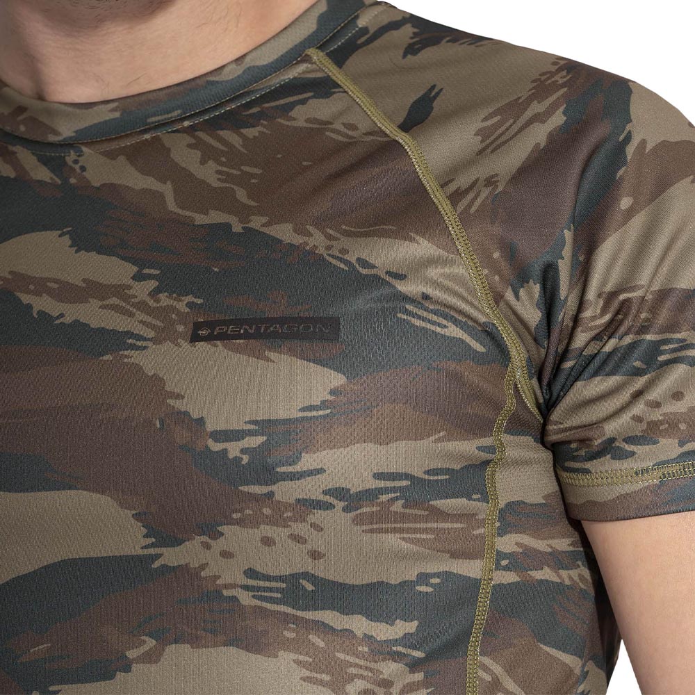 Pentagon T-Shirt Body Shock Activity Quick Dry schnelltrocknend Greek Lizard Bild 1