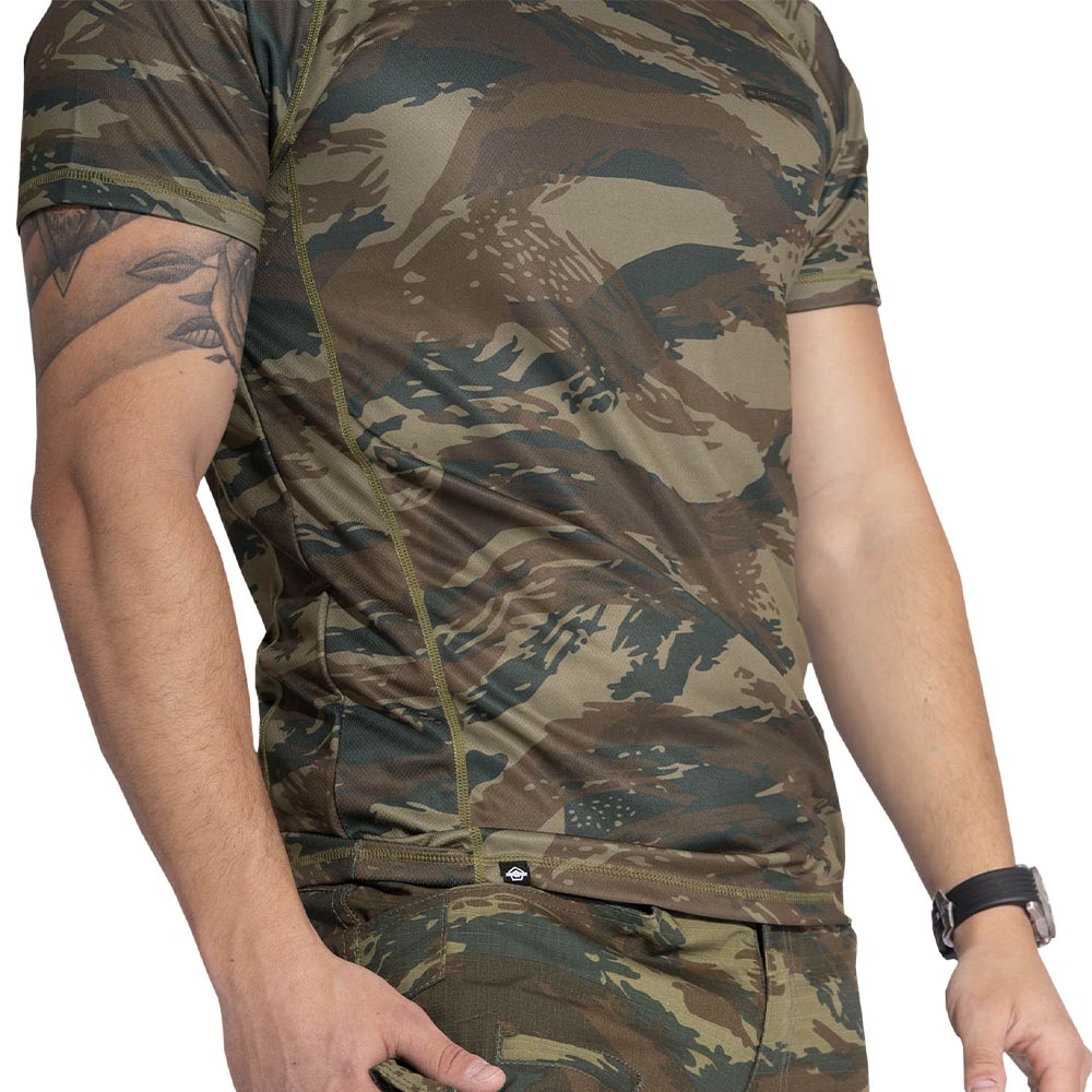 Pentagon T-Shirt Body Shock Activity Quick Dry schnelltrocknend Greek Lizard Bild 1