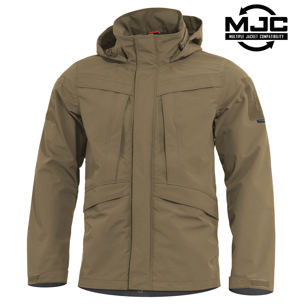 Pentagon Outdoorjacke Hurricane Shell Jacket coyote wind- und wasserdicht