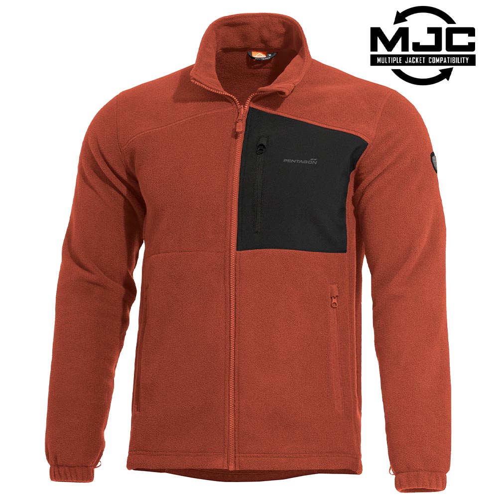 Pentagon Fleecejacke Athos 2.0 Kastanienrot