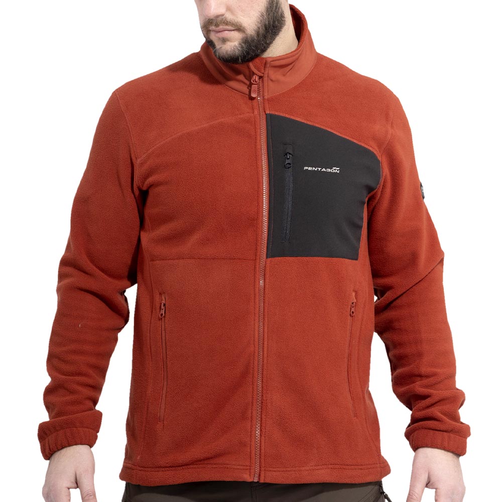 Pentagon Fleecejacke Athos 2.0 Kastanienrot Bild 1