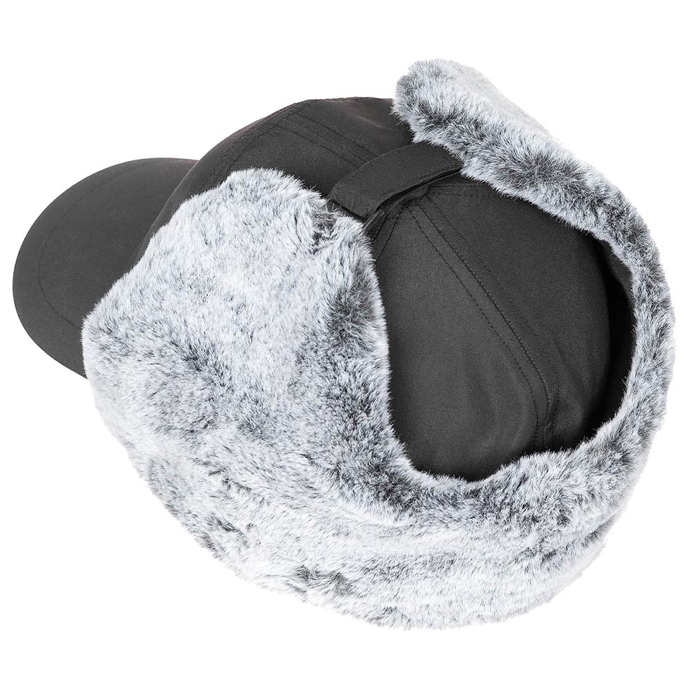 Fox Outdoor Winter Cap Trapper verstellbar schwarz Bild 2