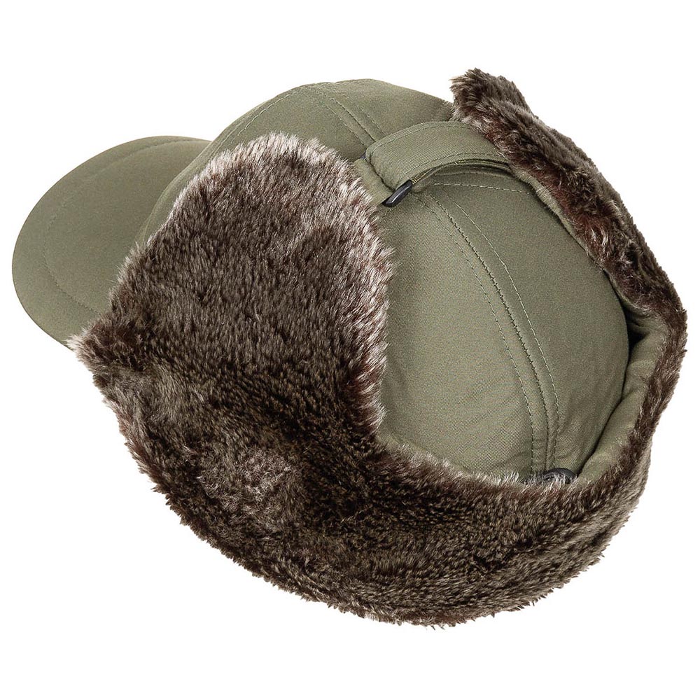 Fox Outdoor Winter Cap Trapper verstellbar oliv Bild 2