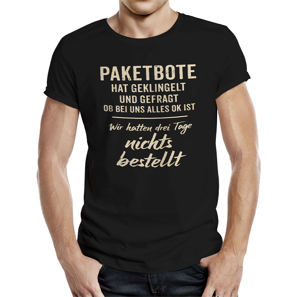 Rahmenlos – T-Shirt Uomo Divertente Con Scritta In Tedesco – 100% Cotone – Taglia XL