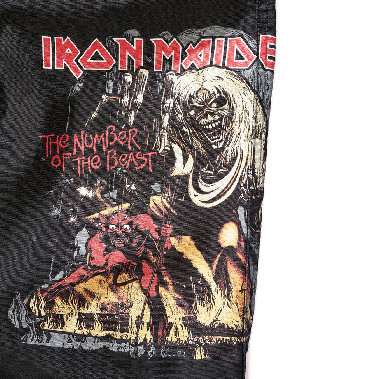Brandit Shorts Savage Iron Maiden NOTB 2 schwarz Bild 2