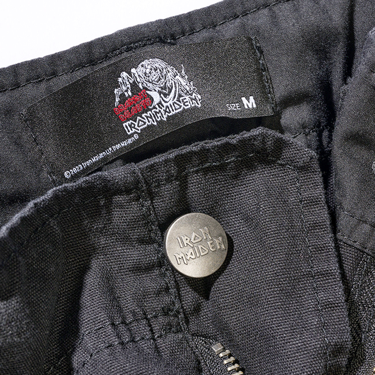 Brandit Shorts Savage Iron Maiden FOTD schwarz Bild 2