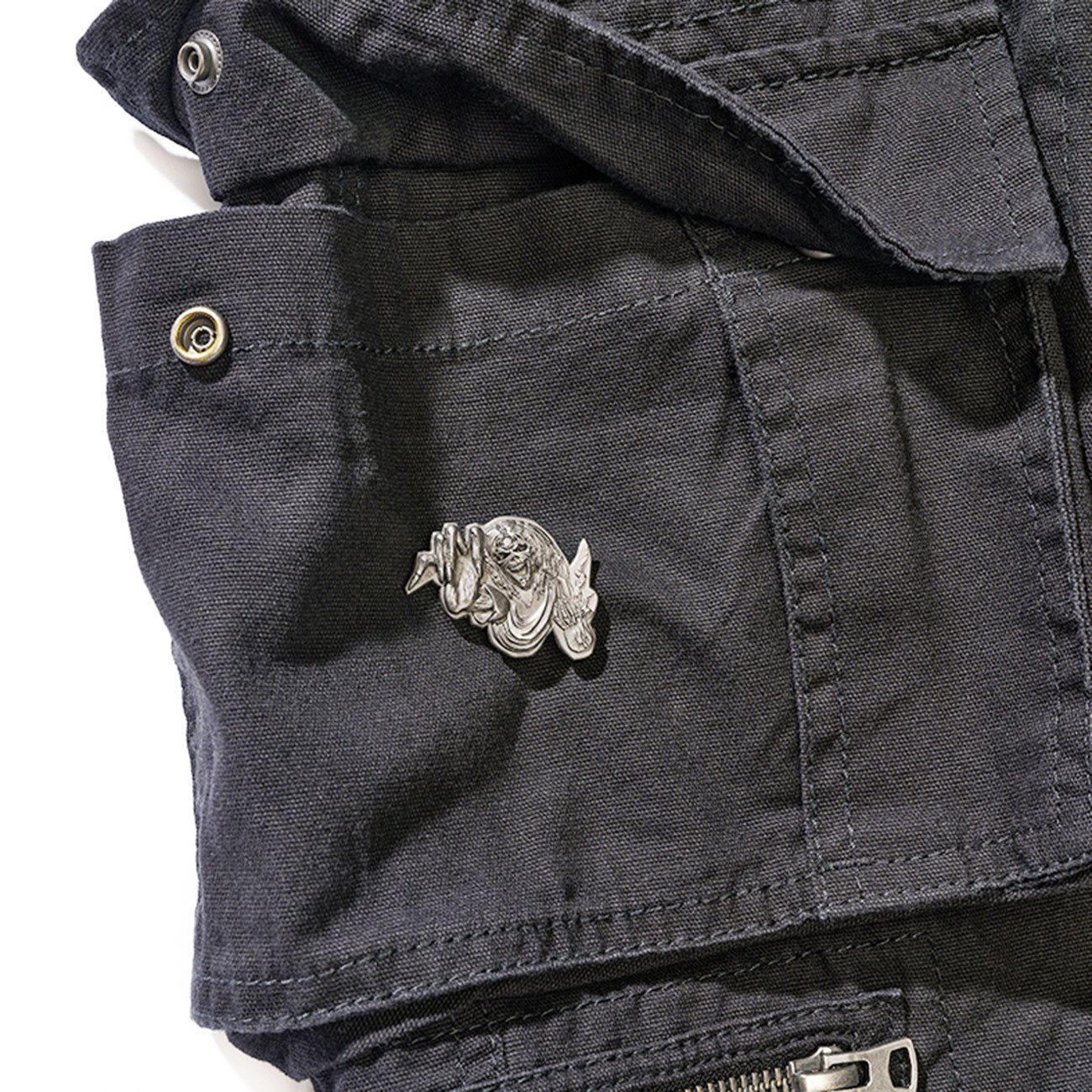 Brandit Shorts Savage Iron Maiden FOTD schwarz Bild 5