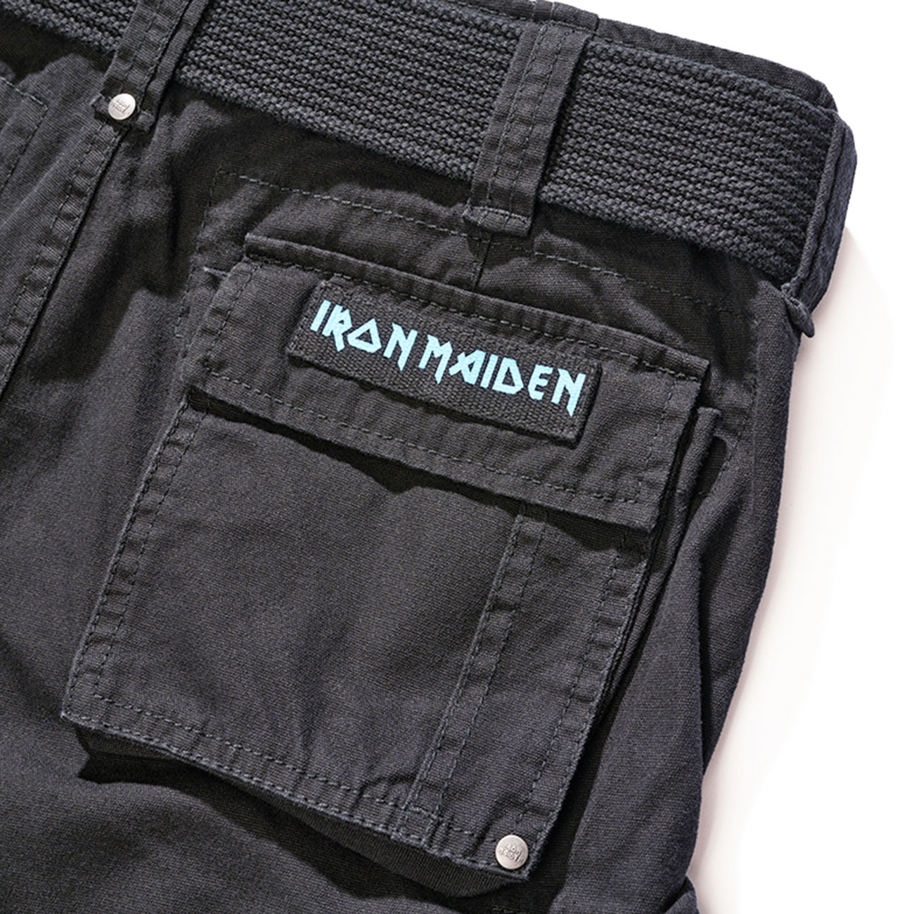 Brandit Shorts Savage Iron Maiden FOTD schwarz Bild 6