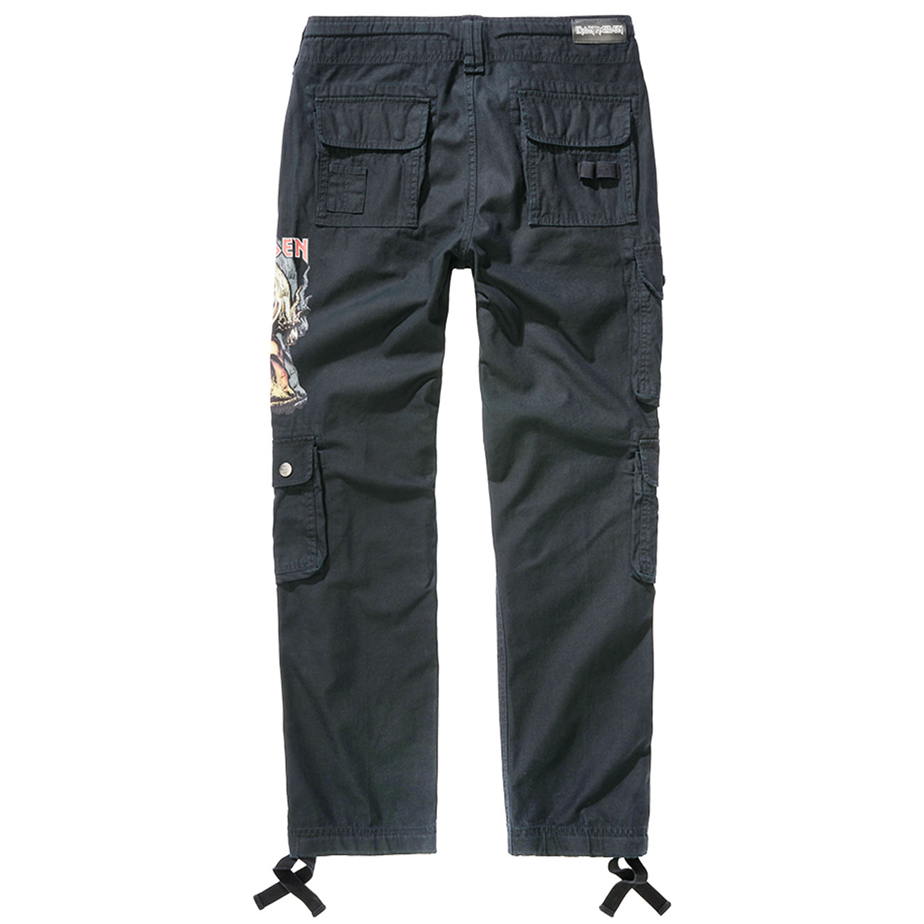Brandit Hose Pure Slim Fit Trousers Iron Maiden schwarz Bild 1