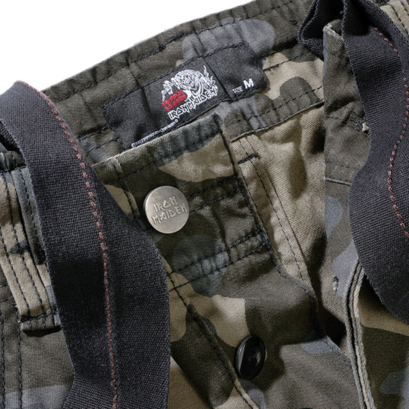 Brandit Hose Pure Slim Fit Trousers Iron Maiden darkcamo Bild 6