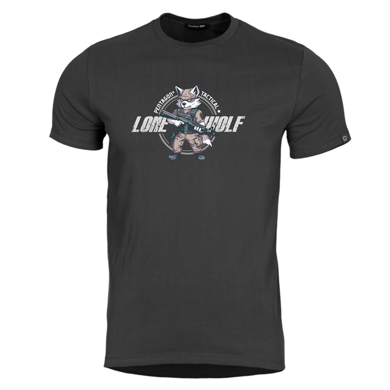 Pentagon T-Shirt Ageron Lone Wolf Quick Dry schwarz