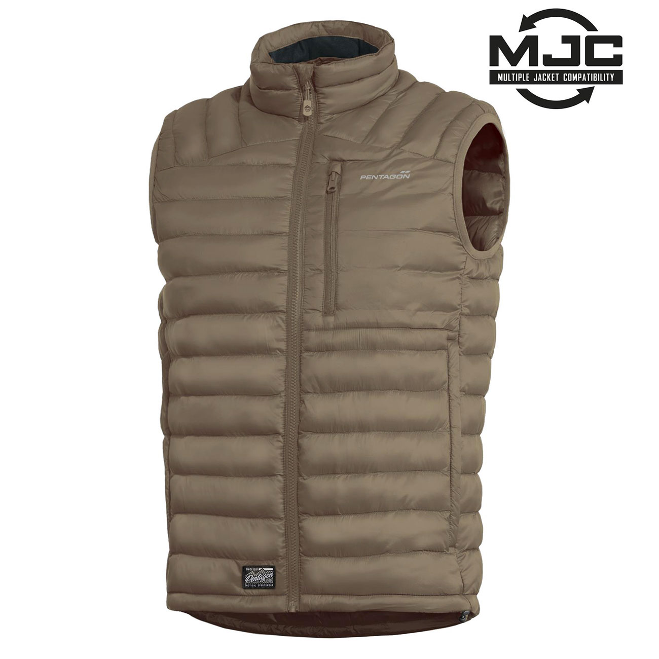 Pentagon Weste Homer coyote mit integrierten Packsack