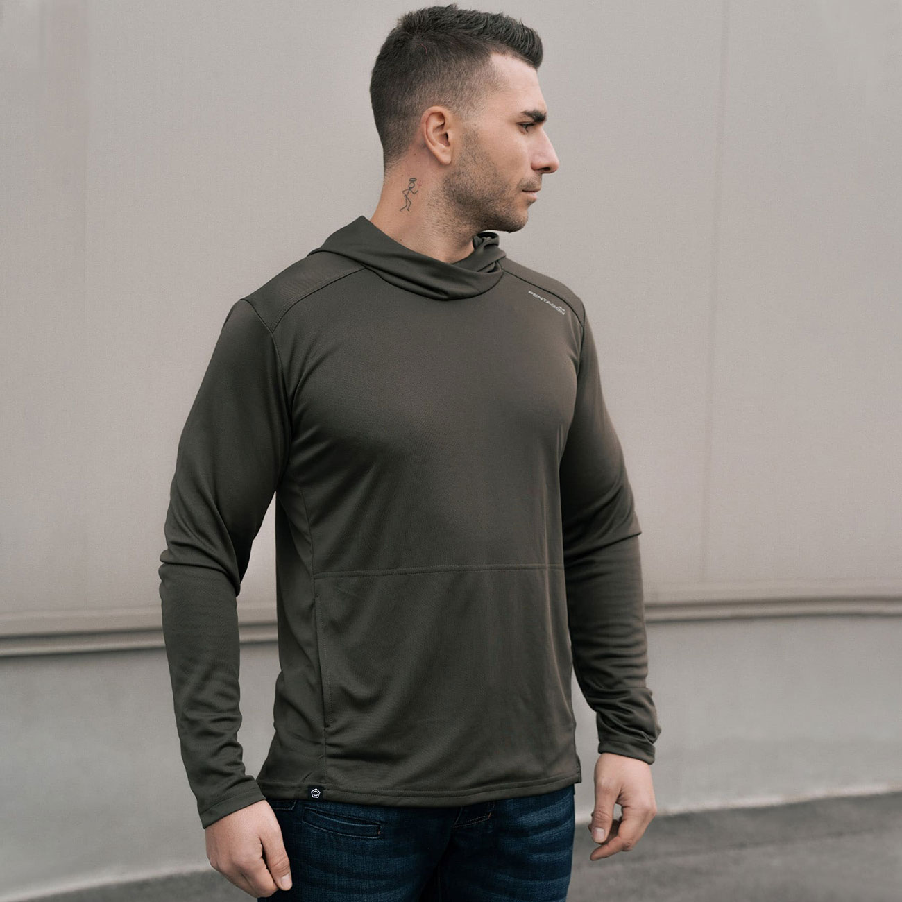 Pentagon Langarmshirt Orion Activity schnelltrocknend RAL7013 Bild 3