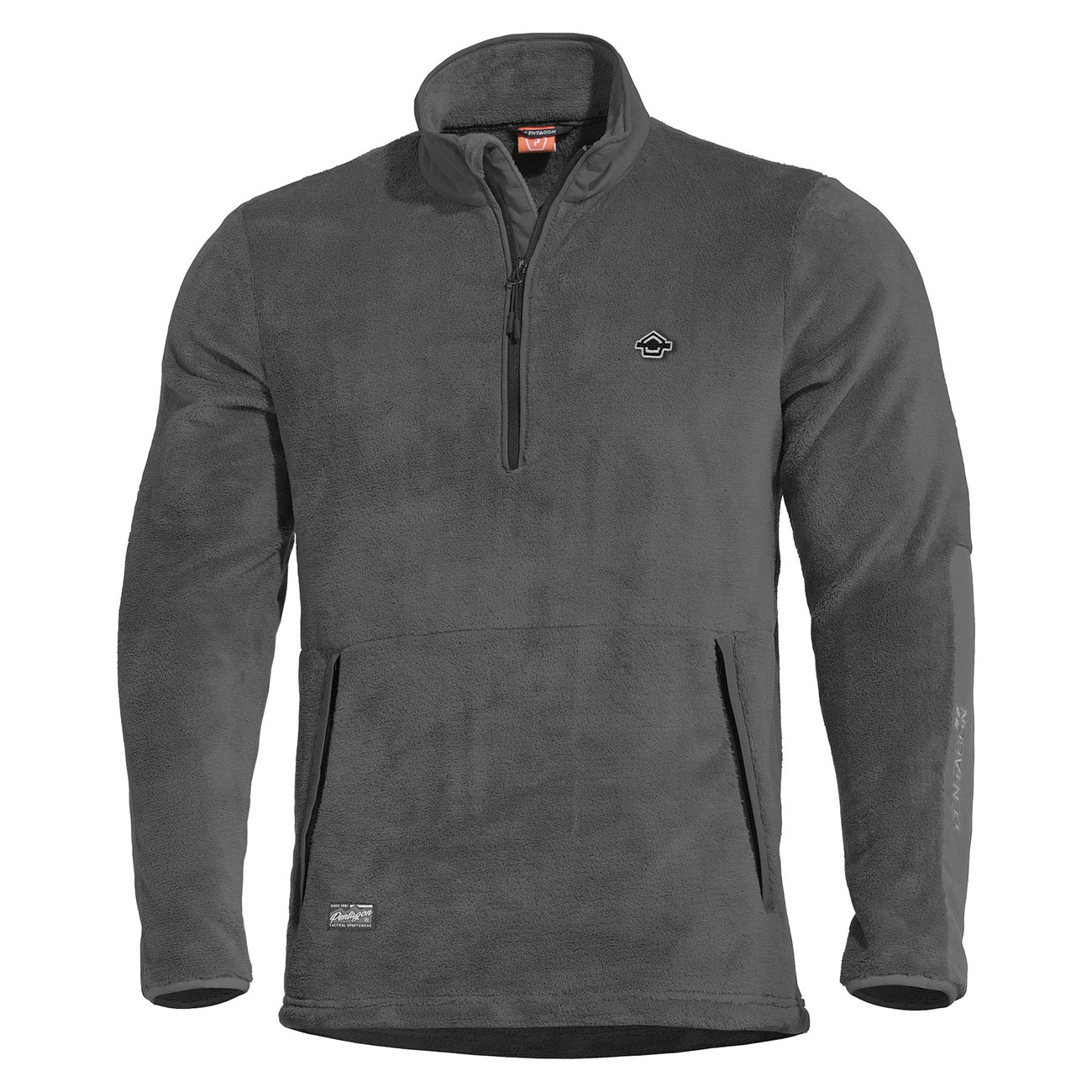 Pentagon Fleecepullover Grizzly Half Zip schwarz