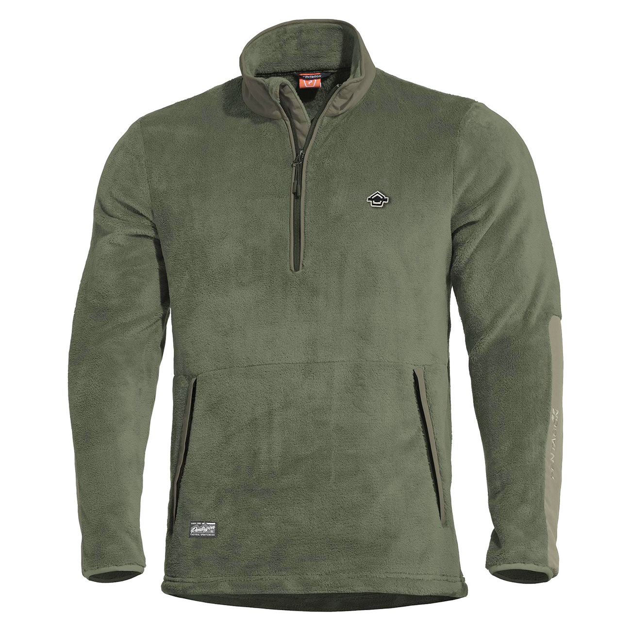 Pentagon Fleecepullover Grizzly Half Zip camo green