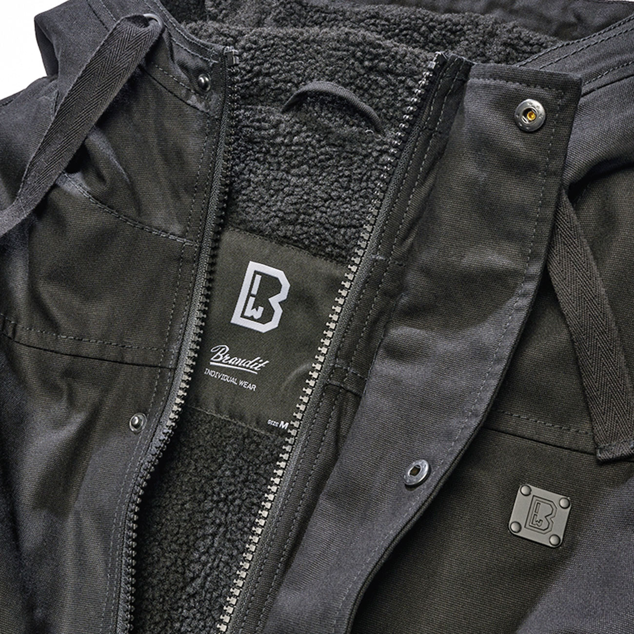Brandit Jacke Essential schwarz Bild 2