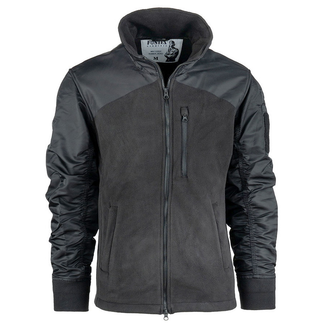 Fostex Fliegerjacke MA-1 Fleece schwarz