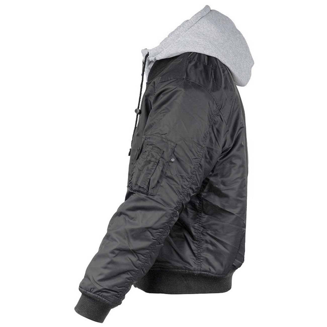 Fostex Fliegerjacke MA-1 mit Kapuze schwarz Bild 2