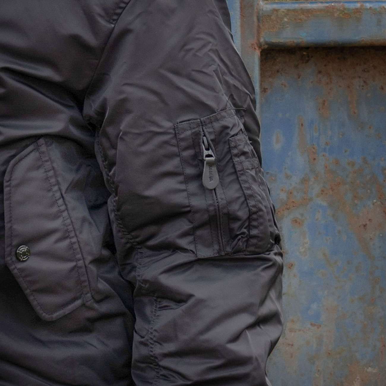 Fostex Fliegerjacke MA-1 mit Kapuze schwarz Bild 8