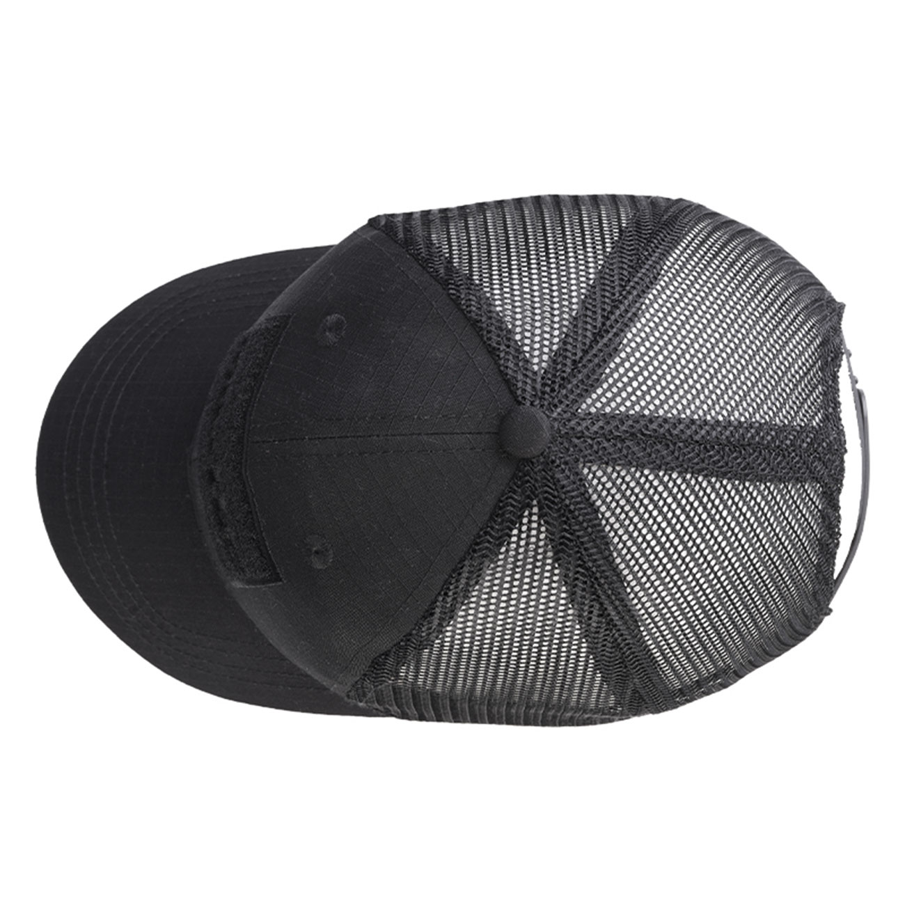 Mil-Tec Trucker Cap schwarz mit Klettflche Bild 1