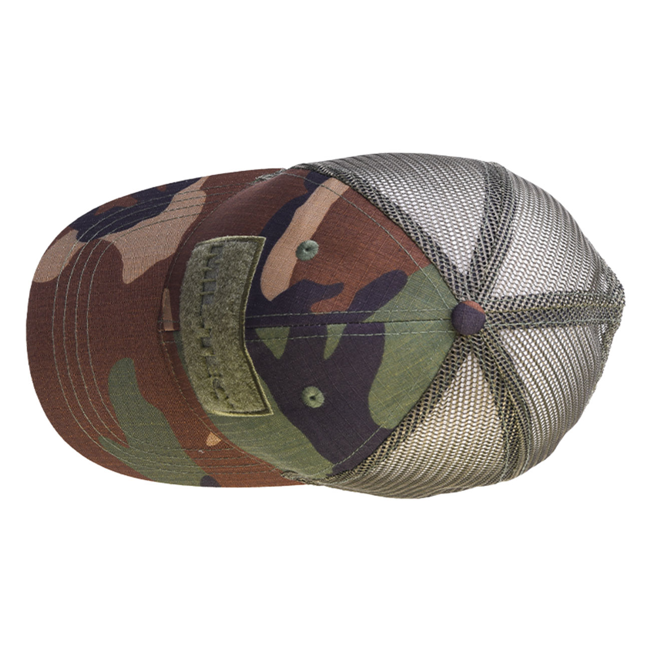 Mil-Tec Trucker Cap woodland mit Klettflche Bild 1