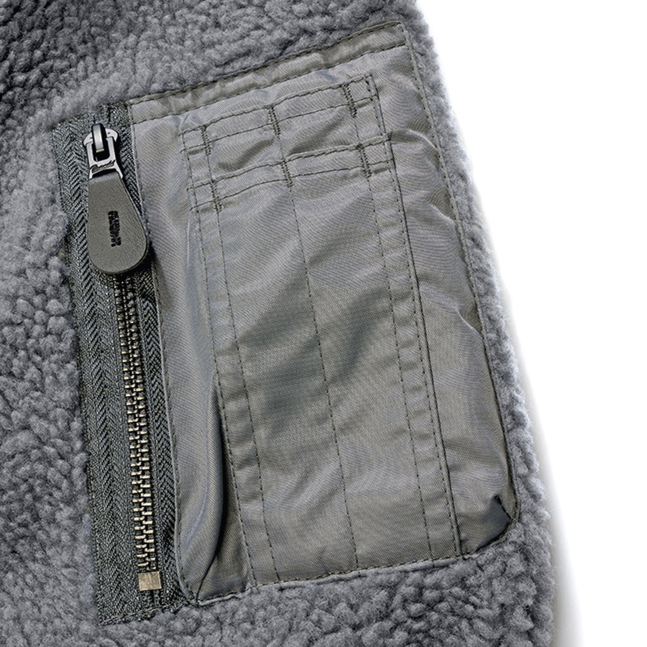 Brandit Sherpa Jacke MA1 anthrazit Bild 4