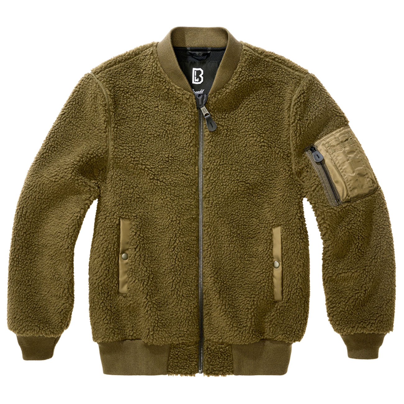 Brandit Sherpa Jacke MA1 oliv