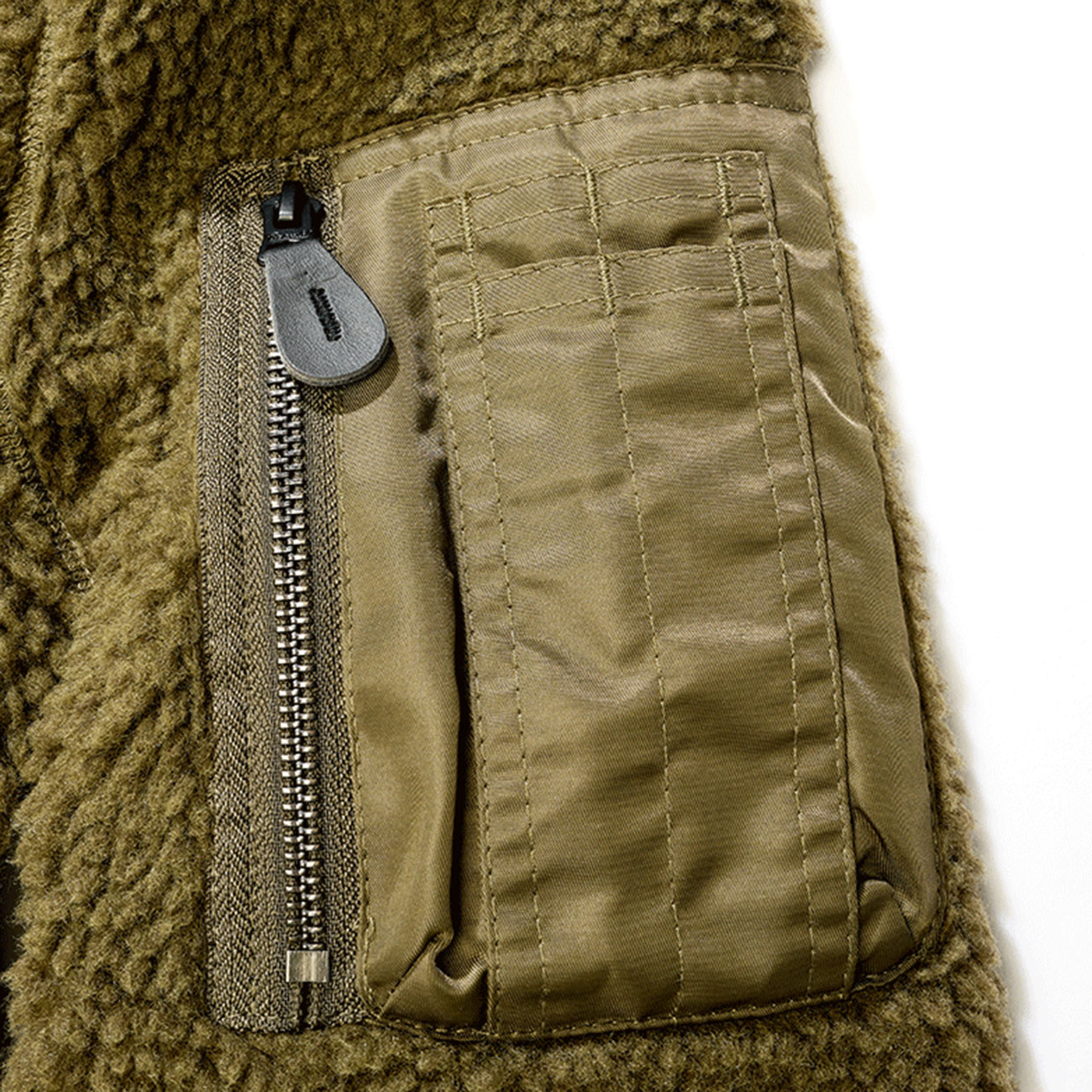 Brandit Sherpa Jacke MA1 oliv Bild 4