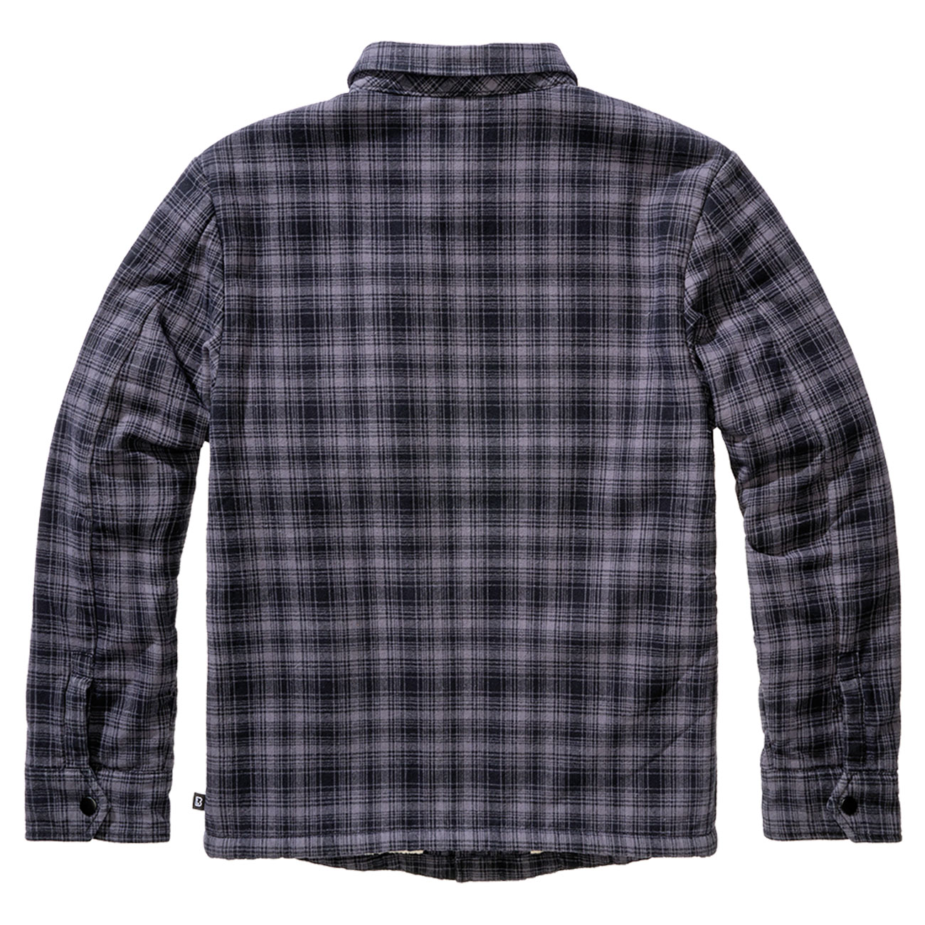 Brandit Sherpa Jacke Classic anthrazit/schwarz kariert Bild 1