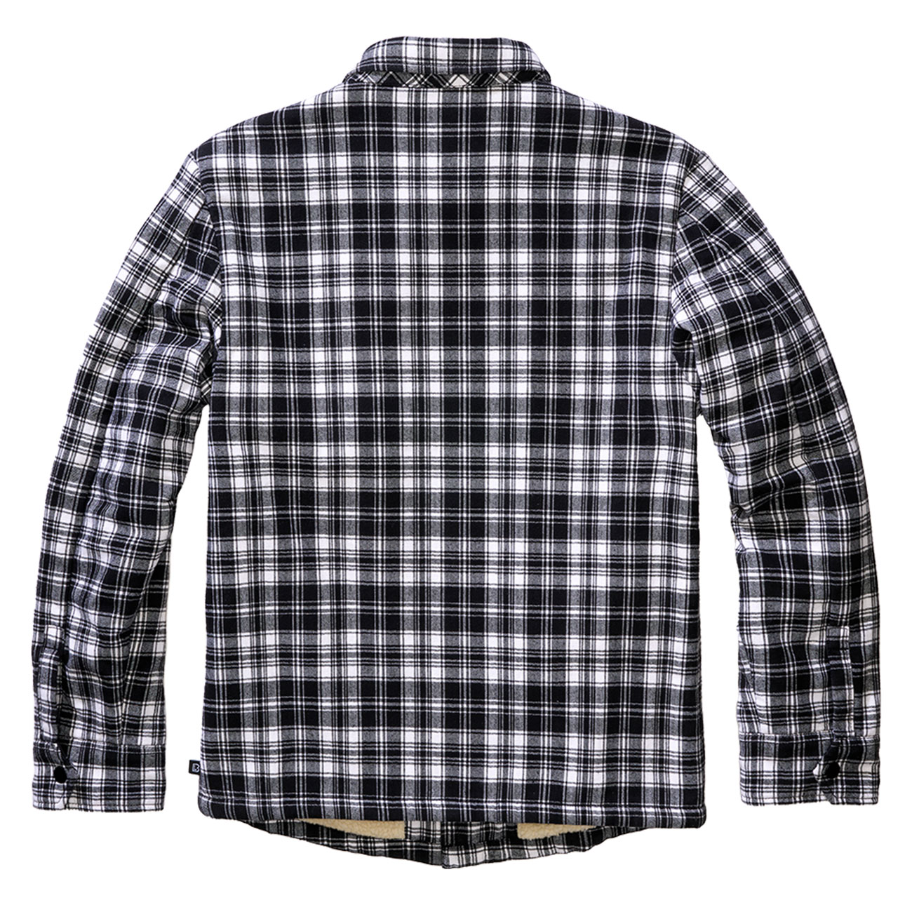 Brandit Sherpa Jacke Classic wei/schwarz kariert Bild 1