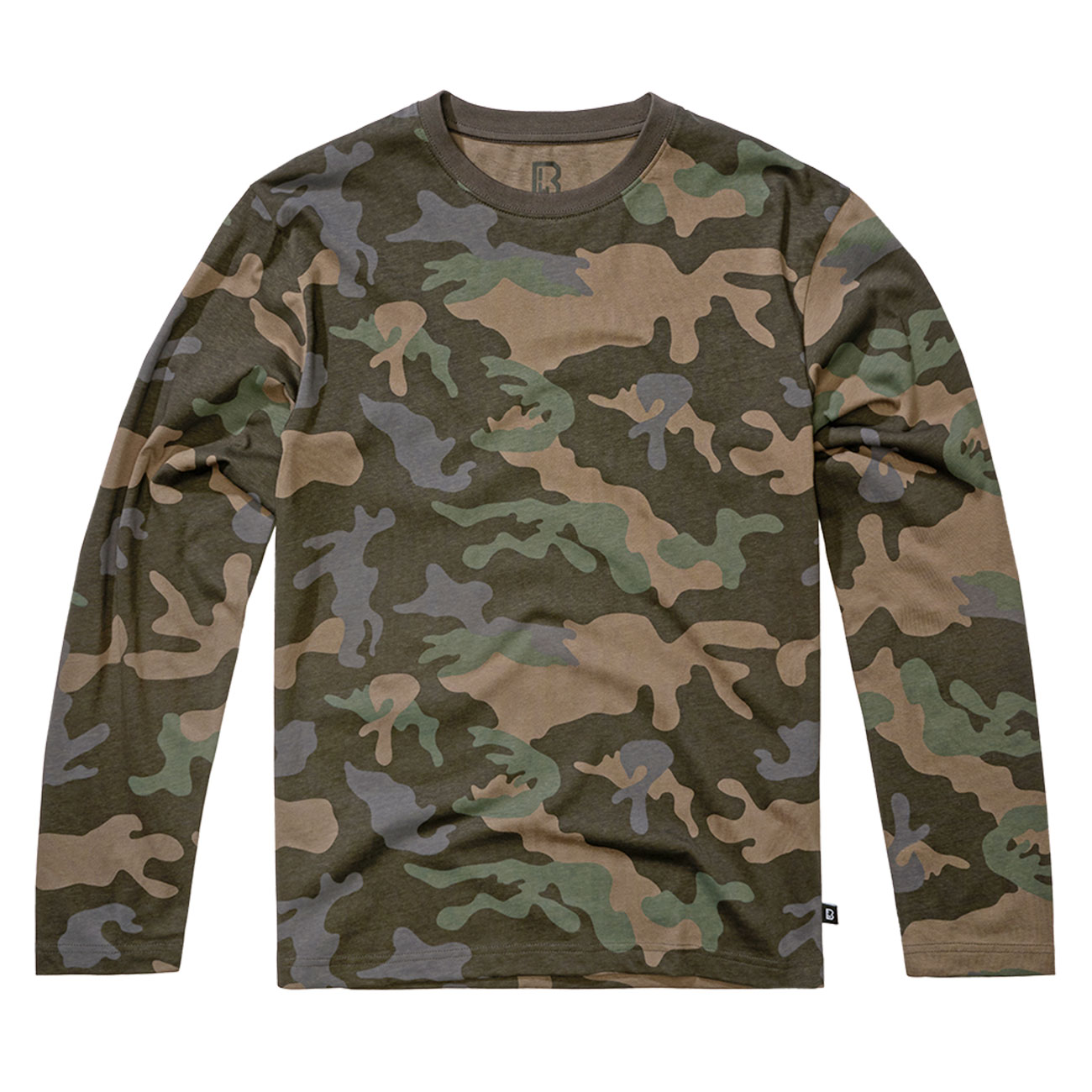 Brandit Premium Longsleeve Shirt darkcamo