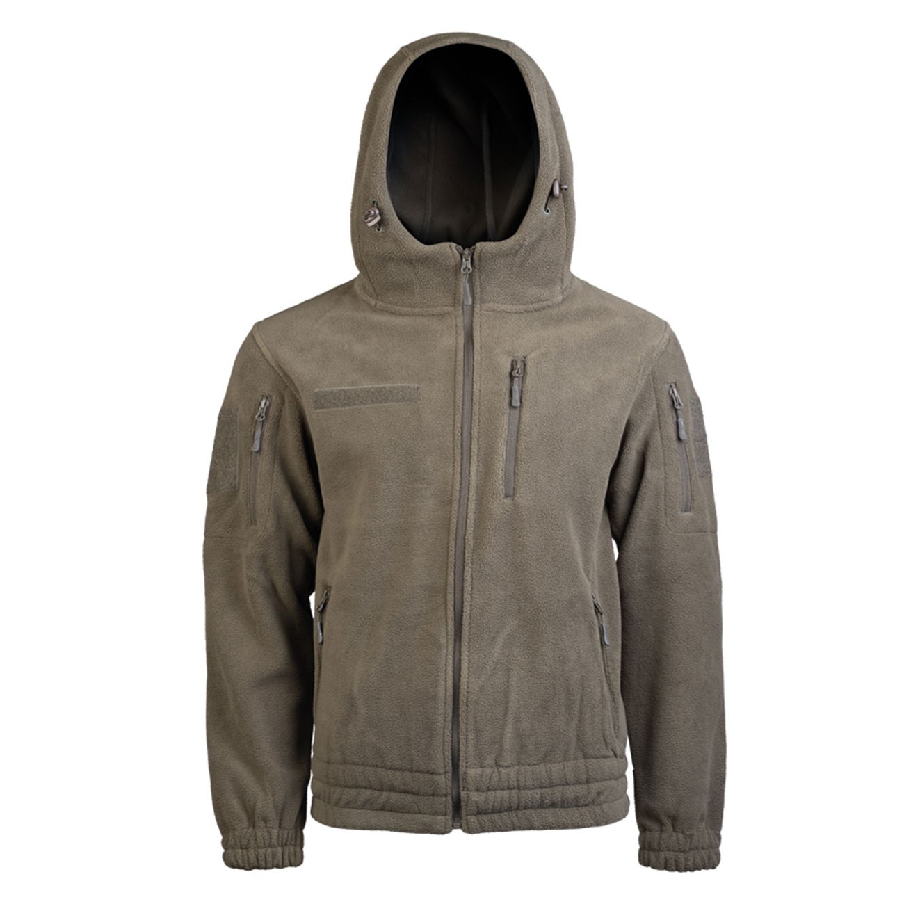 Mil-Tec Klteschutzjacke Fleece Gen. II mit Kapuze oliv