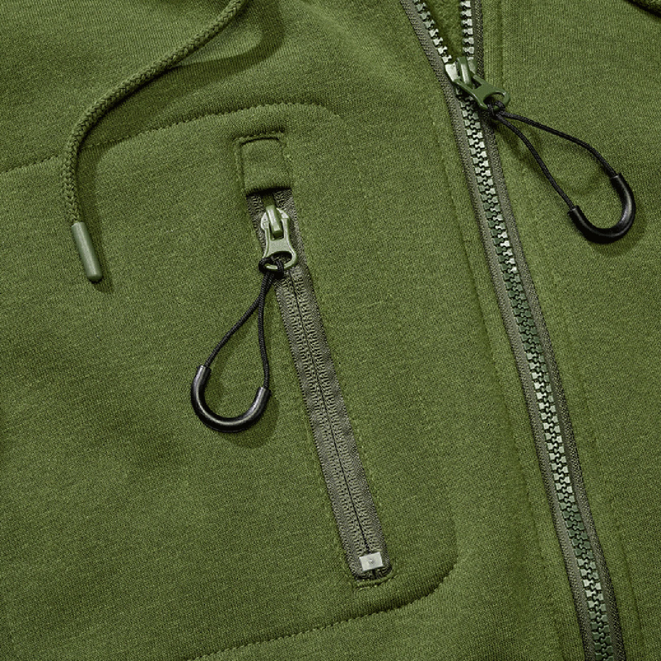 Brandit Tactical Sweat Jacket oliv Bild 1